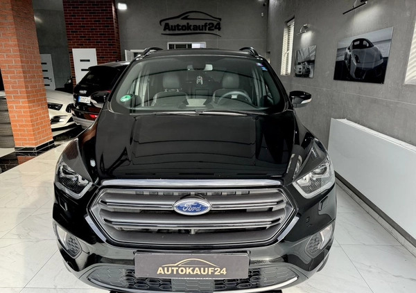 Ford Kuga cena 70500 przebieg: 104000, rok produkcji 2018 z Łęczna małe 529